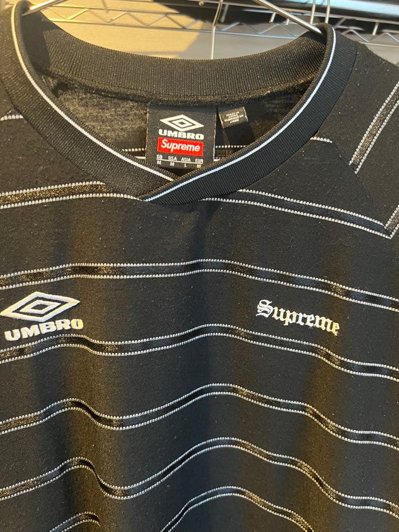 Supreme UMBRO Stripe Soccer Jersey Mサイズ