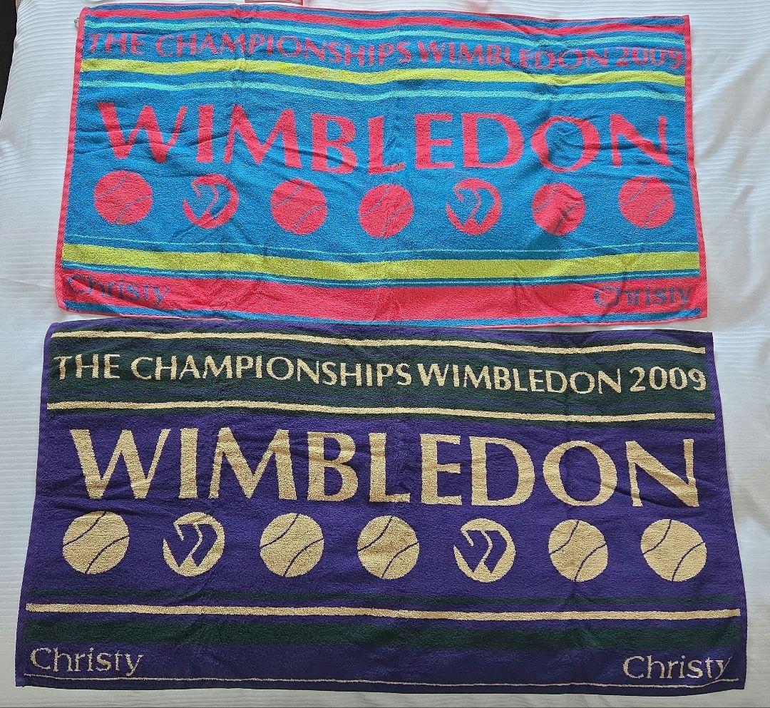 ✨Wimbledon 2009 記念バスタオル MENS LADIES 新品2枚