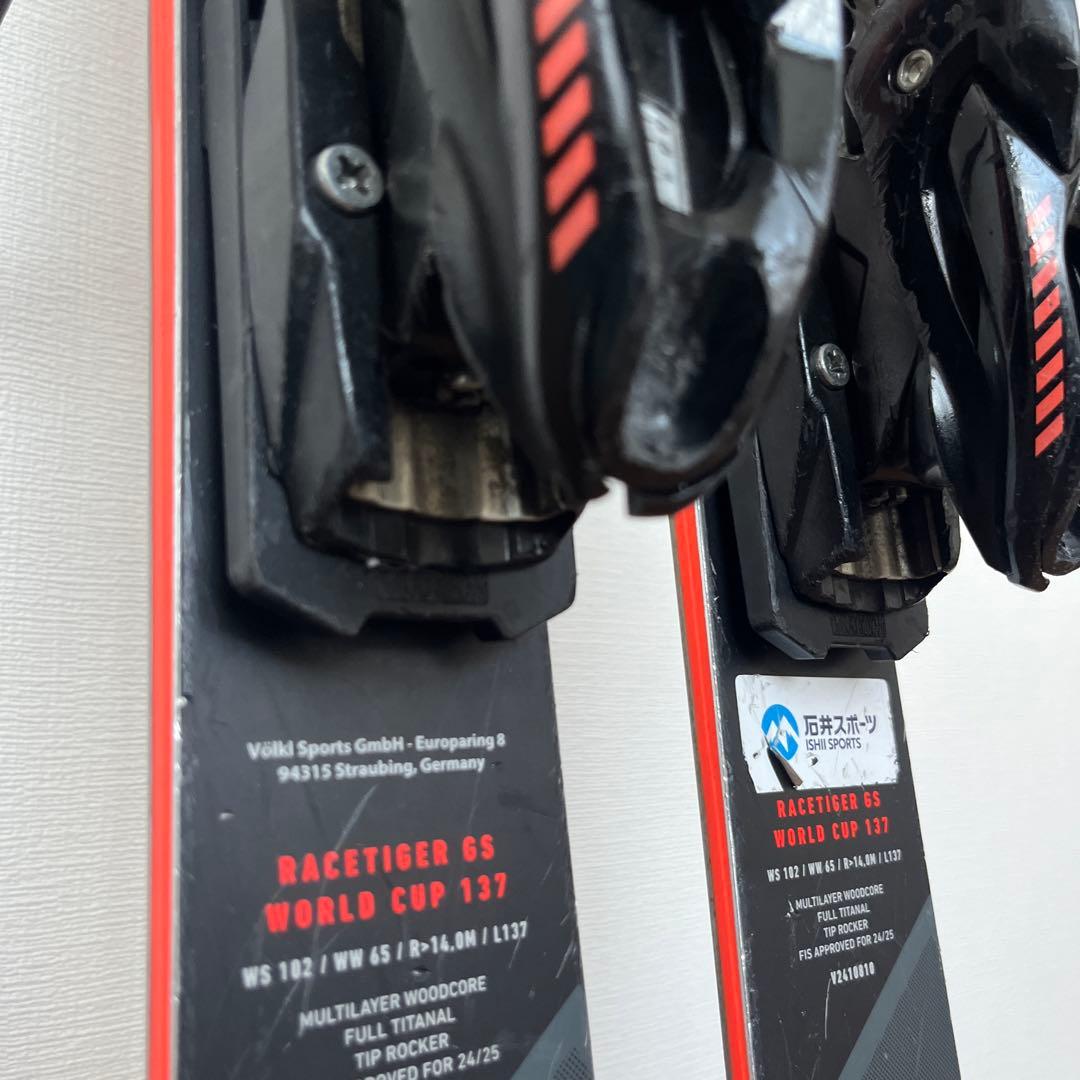フォルクル レースタイガー GS ワールドカップ 137cm ストックおまけ付き