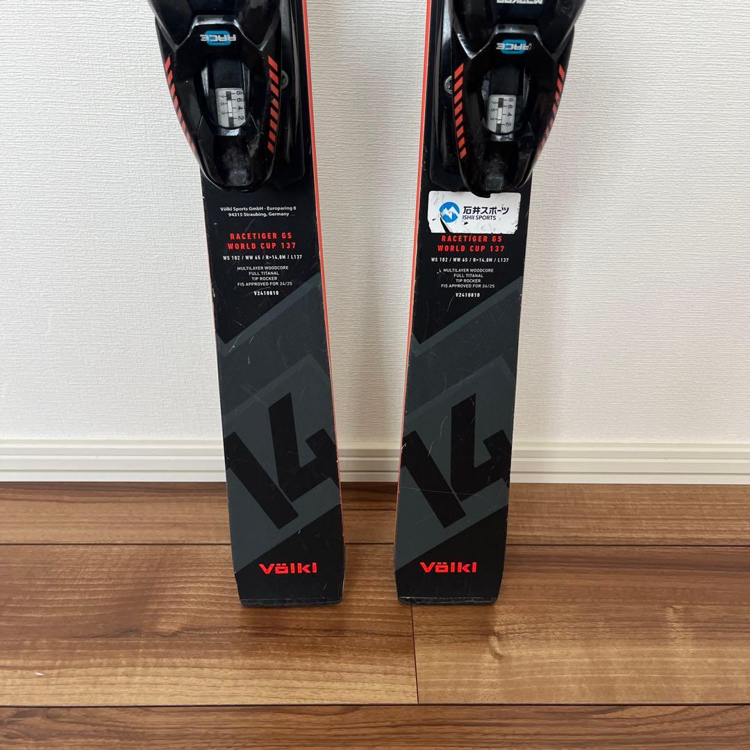 フォルクル レースタイガー GS ワールドカップ 137cm ストックおまけ付き