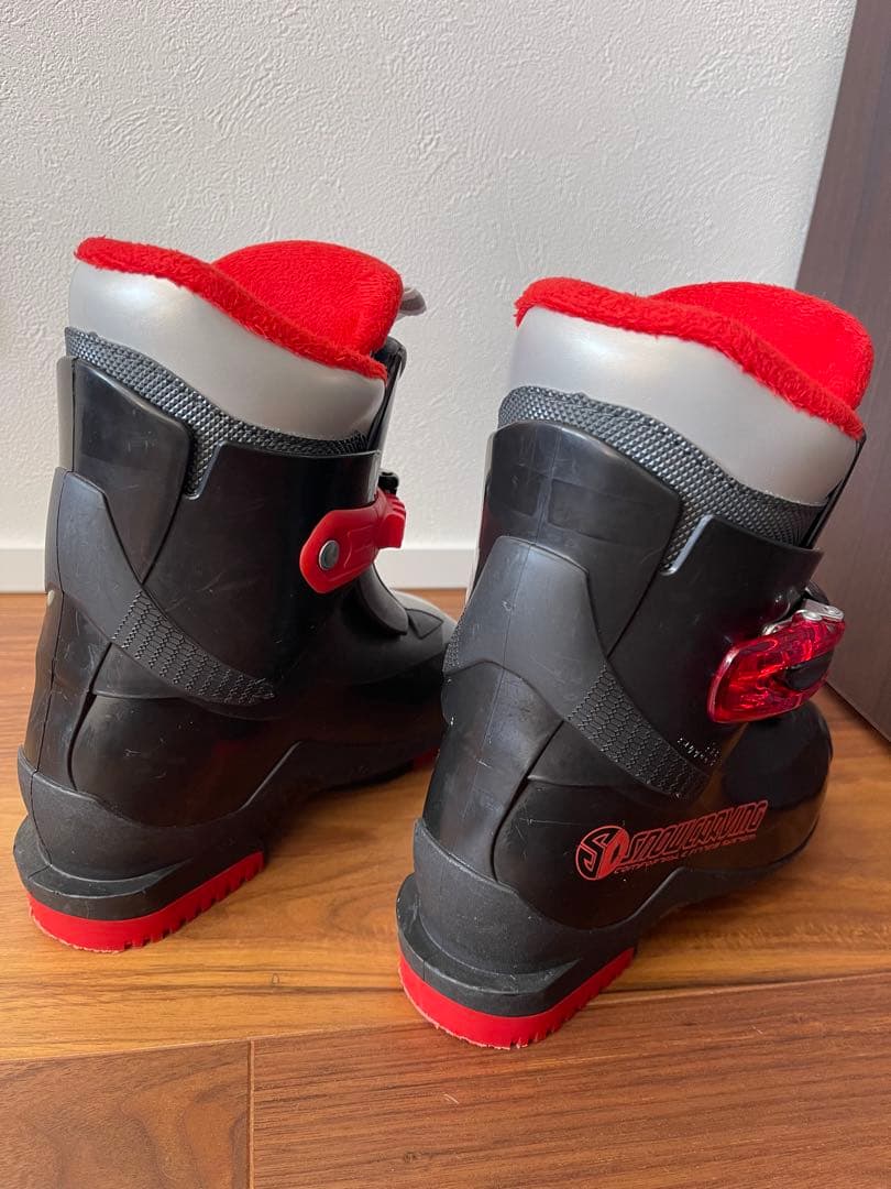 KAZAMA スキー板　96㎝　ブーツ19㎝ ストック75㎝　収納ベルト