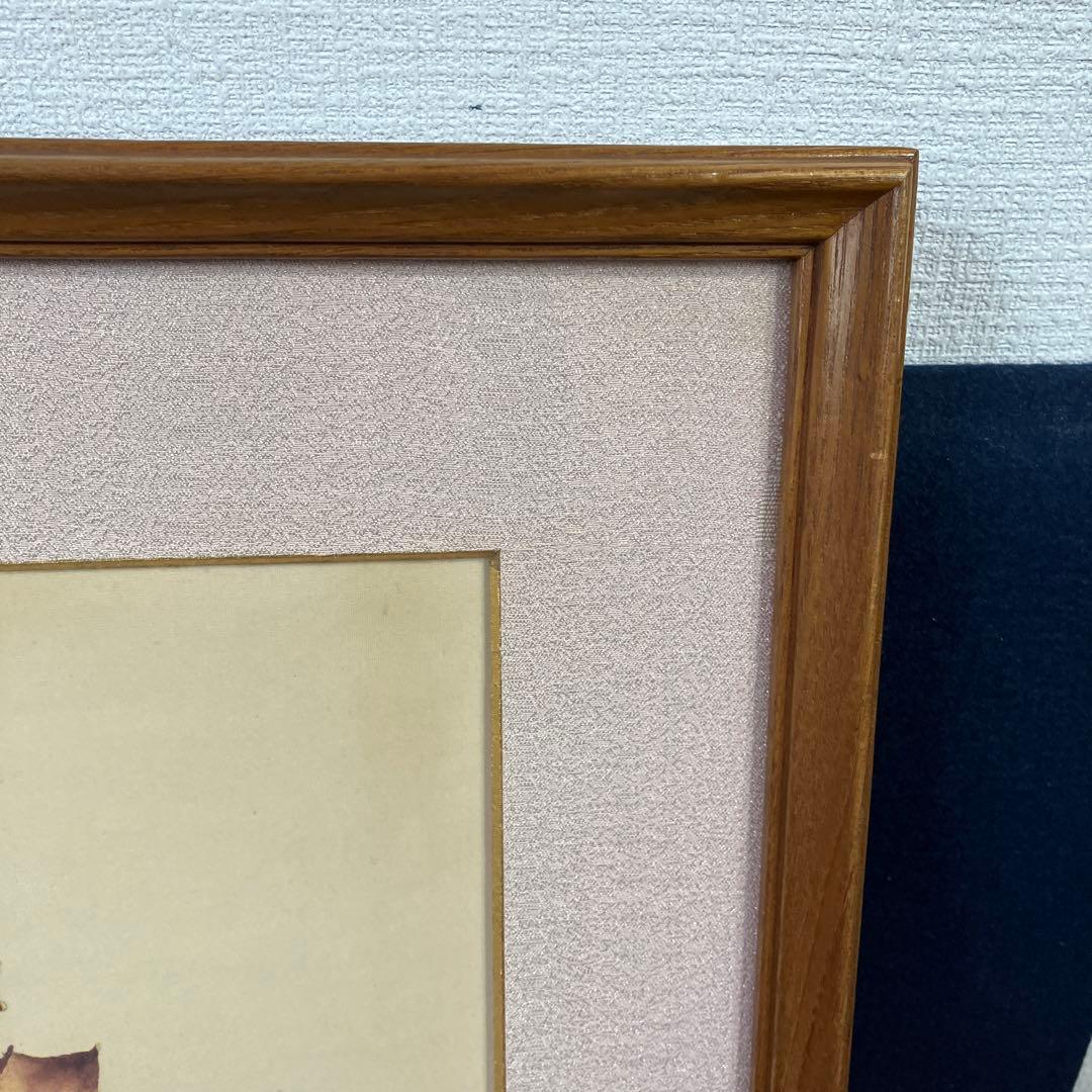 日本画　山崎豊　「薔薇」