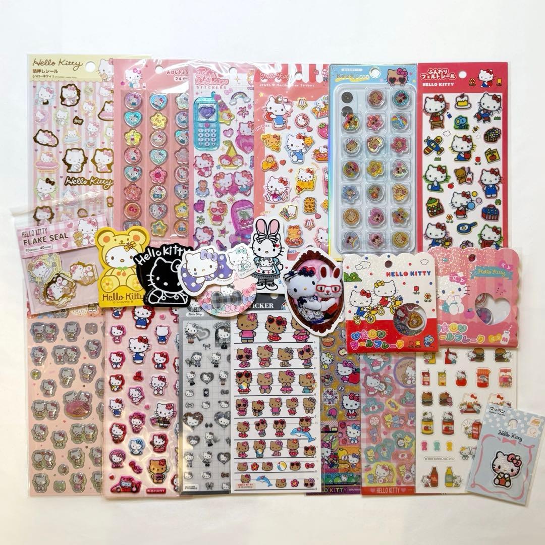 【新品】 ハローキティ シール 正規品 ボンボンドロップ まとめ売り