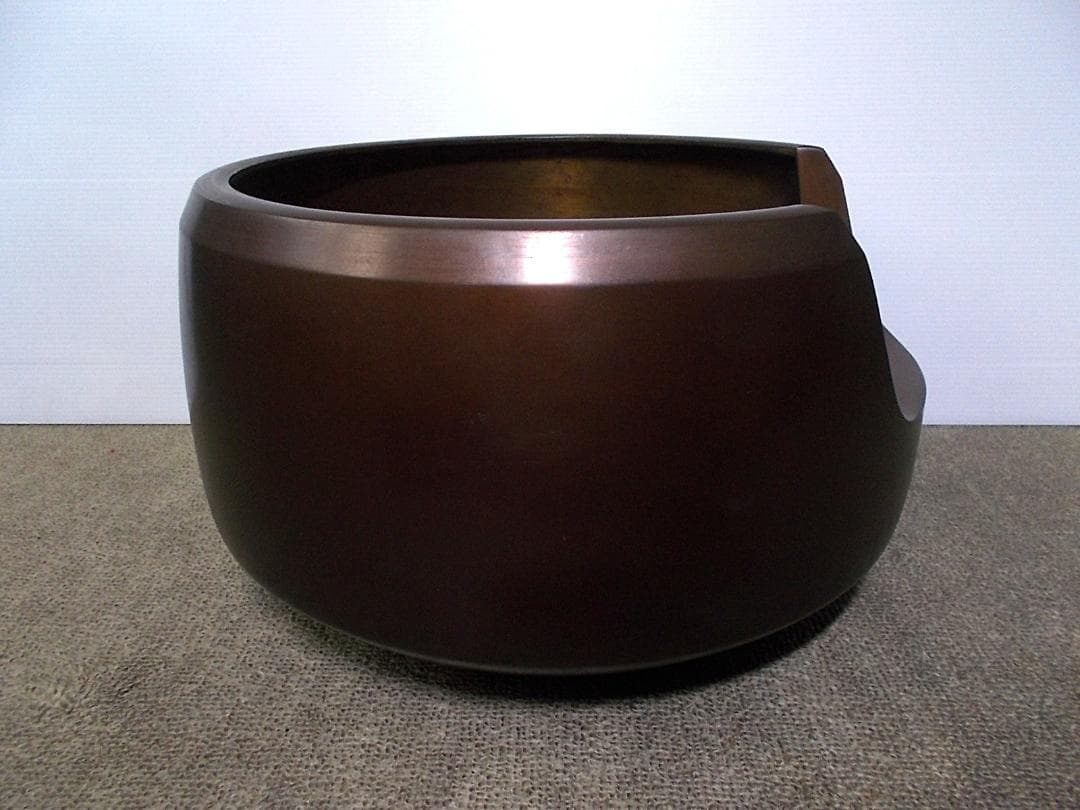 茶道具 風炉釜セット 未使用五徳 唐銅風炉 茶釜 釜環 送料込み