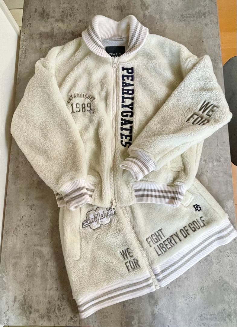 ✨週末値下げ✨PEARLY GATES フリースセットアップ