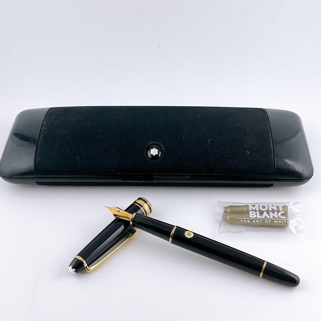 モンブラン 万年筆 マイスターシュティック 14K ケース　インク付き　EF