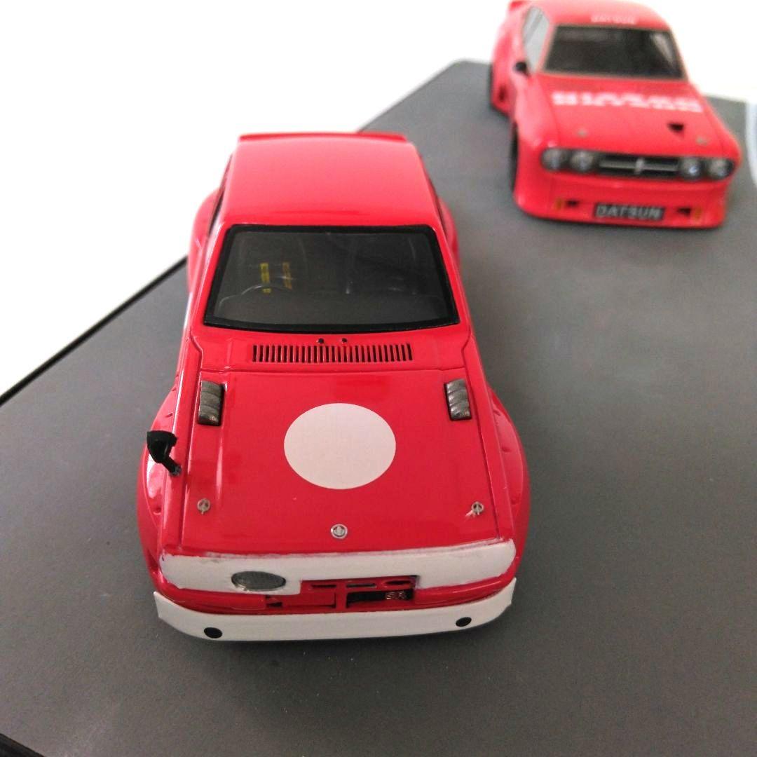 KIDBOX スターレットレーシング P－4バイオレットターボ 1/43ミニカー