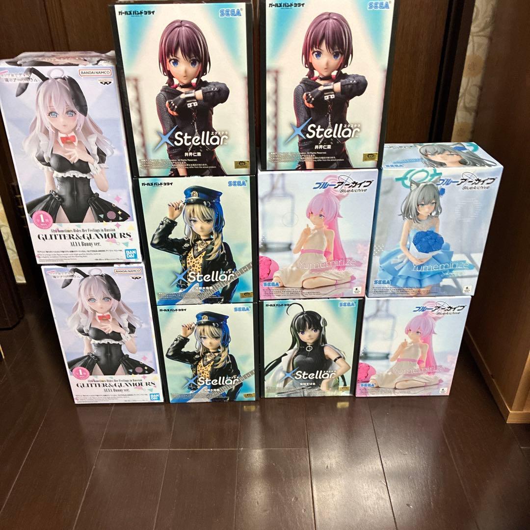 美少女フィギュア まとめ売り　ガールズバンドクライ　ブルーアーカイブ　ロシデレ