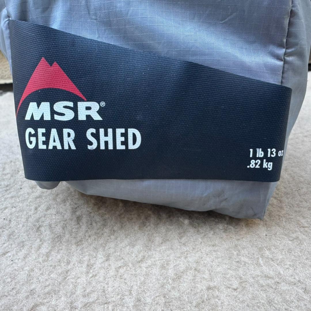 ★訳アリ　MSR　GEAR SHED　ギアシェッド　前庭　エムエスアール