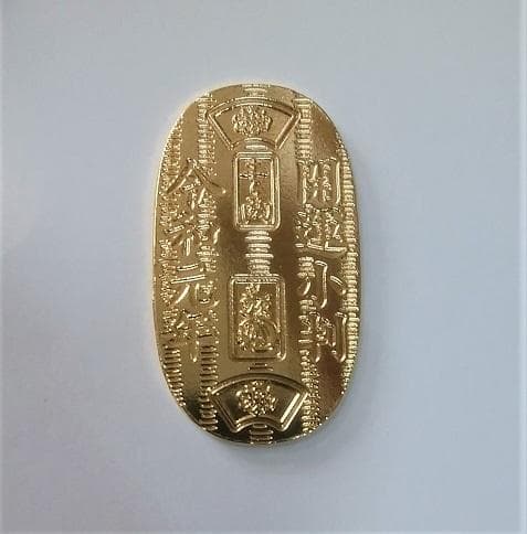 令和元年開運　黄金小判【サイズ　約３６×６５×2mm】【20枚】