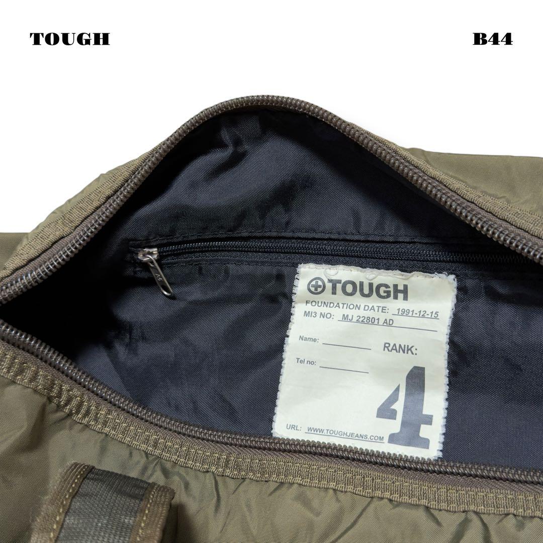 人気品！ TOUGH タフ バッグ カバン オリーブ グリーン ミリタリー 深緑
