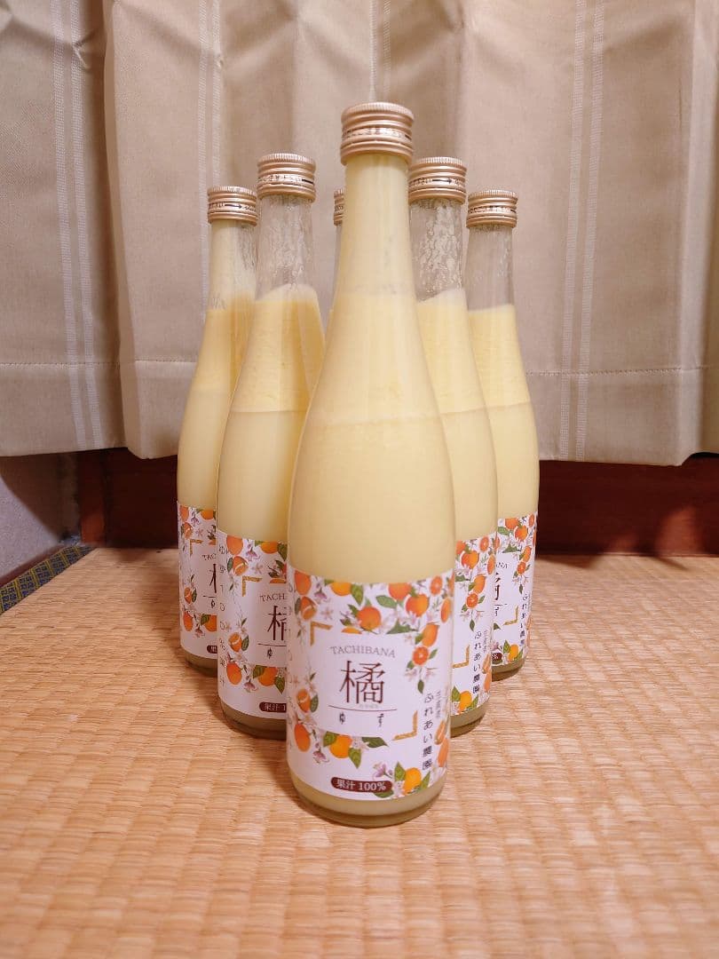 ふれあい農園の柚子果汁　720ml6本入り　無添加 　栽培期間農園不使用