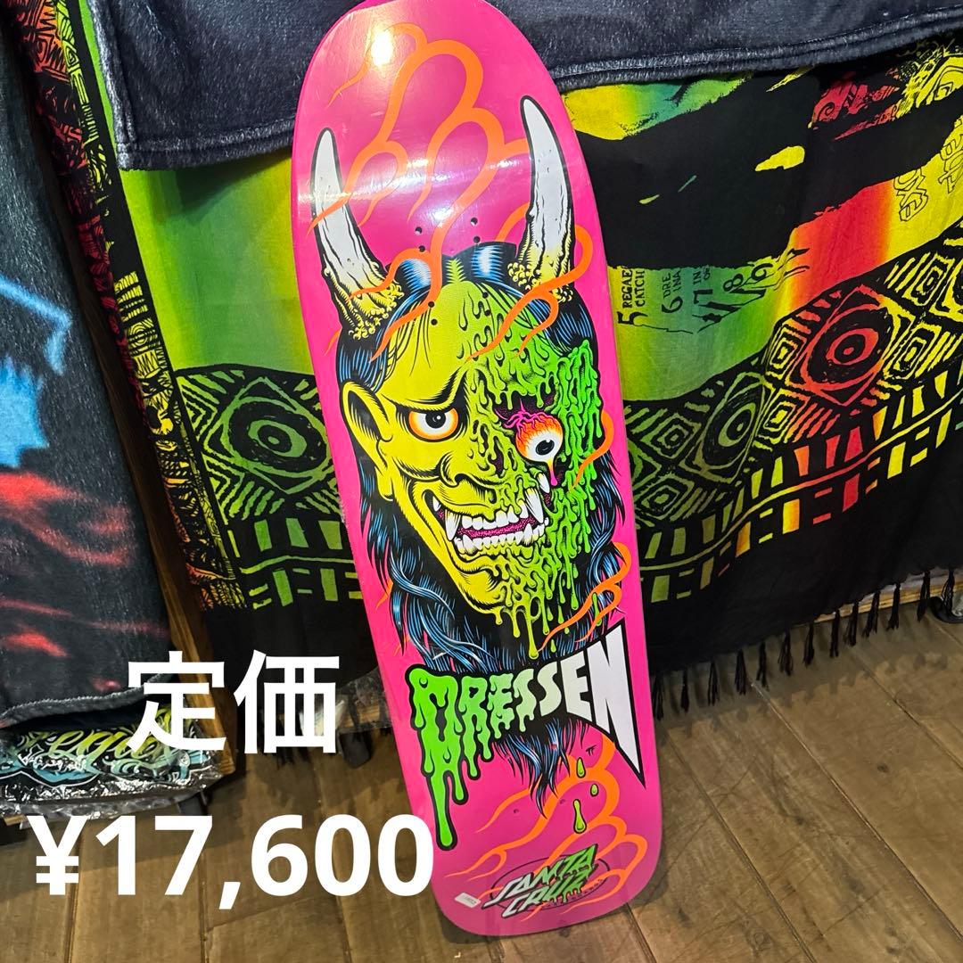 Santa Cruz Dressenグラフィックスケボーデッキ9.3×32.36