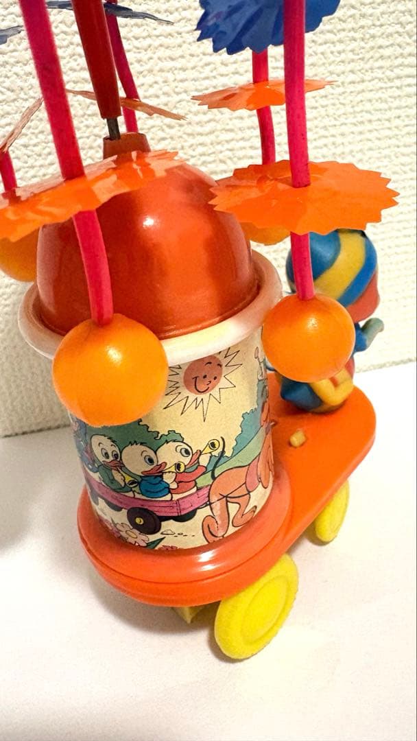 戦後レア！Occupied Japan ゼンマイ玩具 回転ギミック 完動品