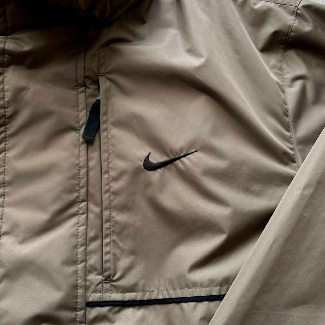 古着　ナイキ ウインドブレーカー セットアップ カーキ×黒　CLIMA-FIT