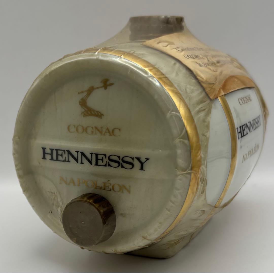 未開栓 Hennessy ヘネシー ナポレオン 樽型陶器ボトル コニャック
