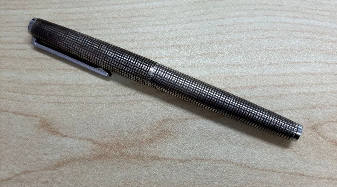 値下！PILOT カスタム 18K-WGスターリングシルバー 万年筆 廃盤