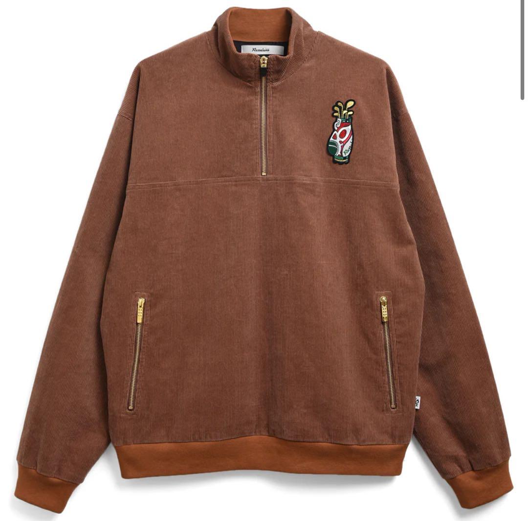 【RUSSELUNO】新品コーデュロイアノラックブルゾン　ゴルフ　メンズＸＬ
