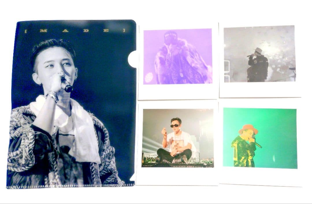BIGBANG GD ジヨン MADE SEOUL ポラロイド クリアファイル
