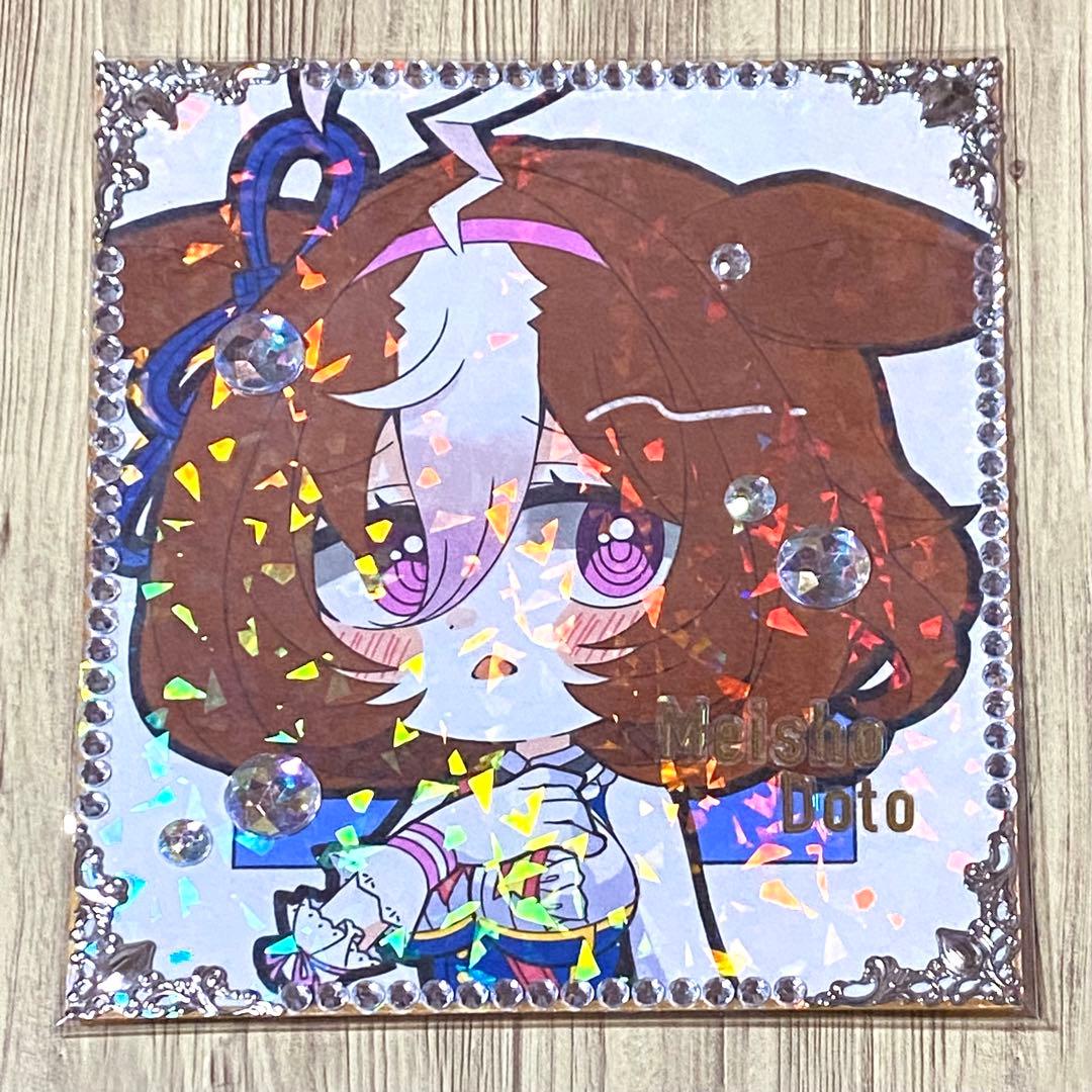 【Oo.ha】ニケ エレグ＆ウマ娘 メイショウドトウ 手描きイラスト色紙