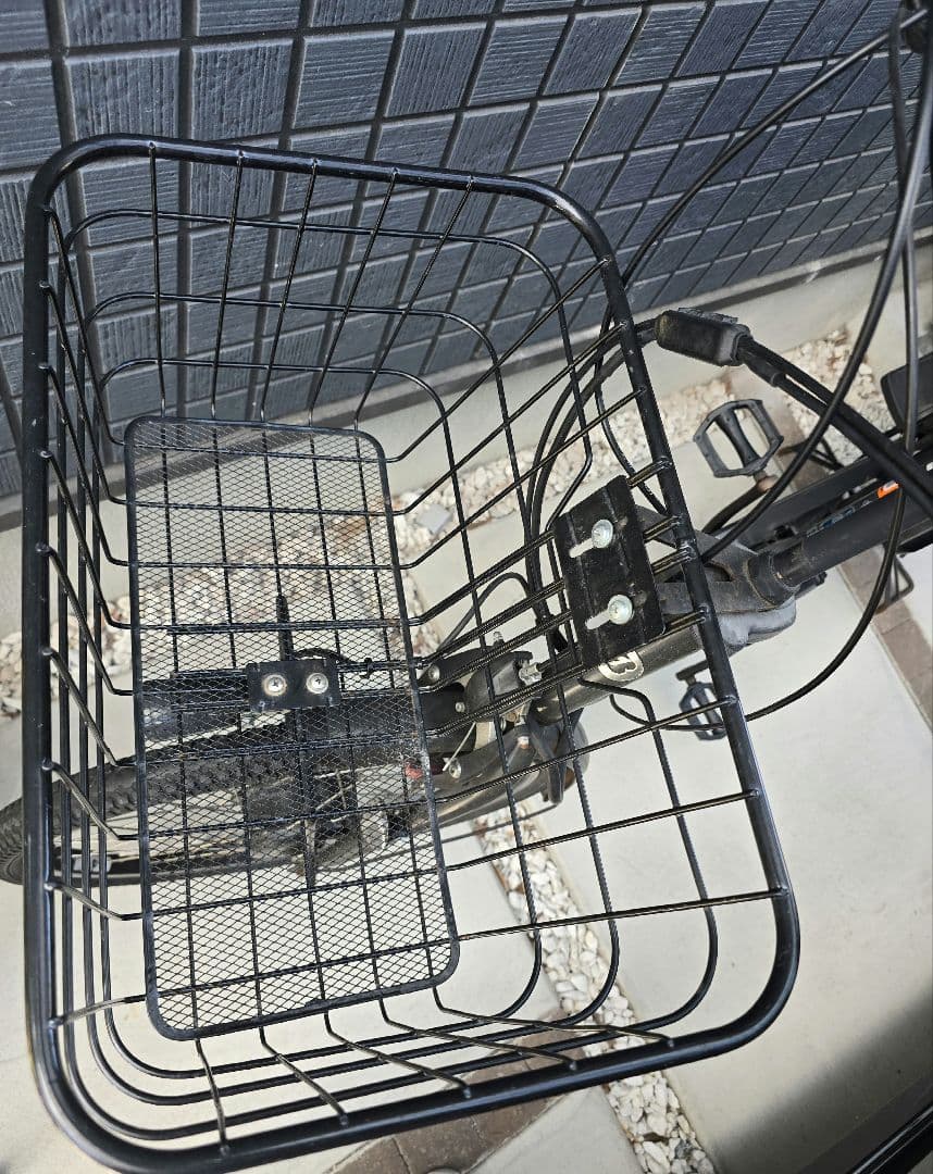 ジャンク品！bikke ブリヂストン　子供乗せ　電動自転車　ビッケ 3人乗り