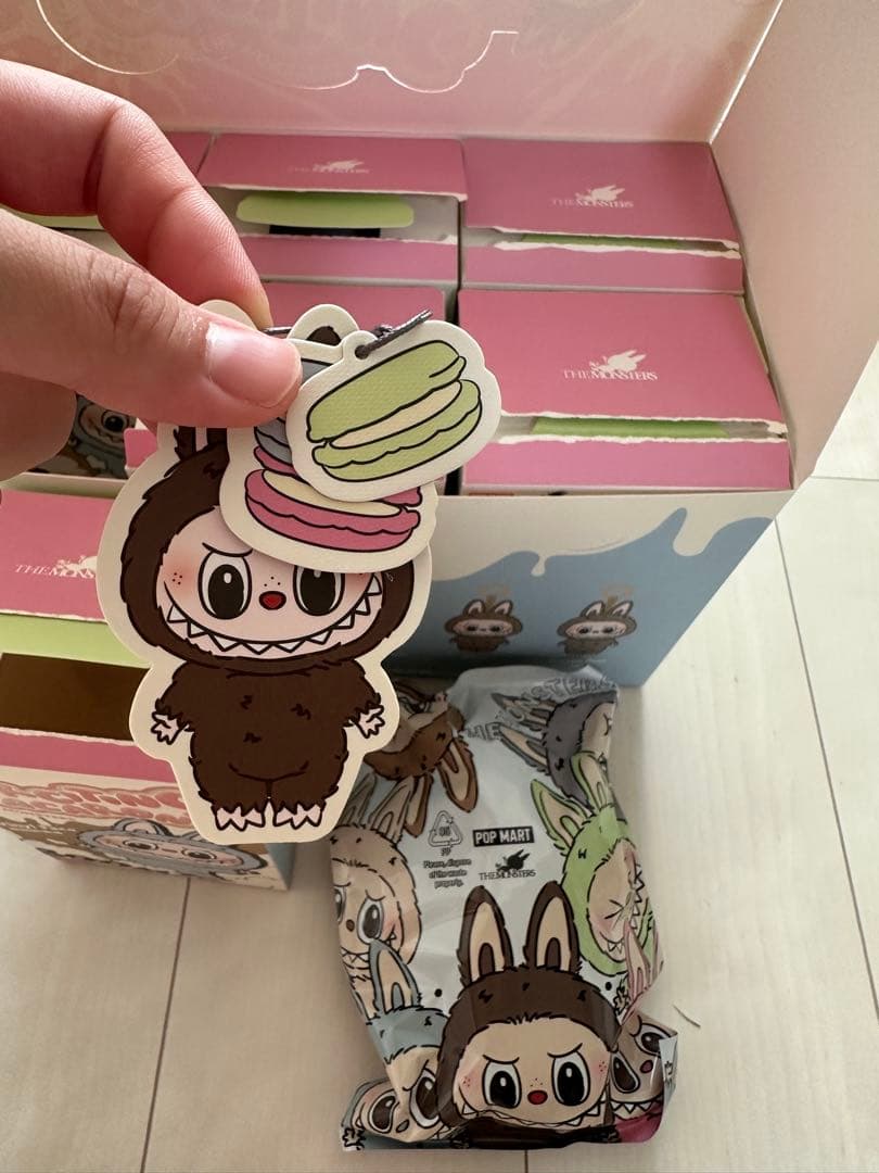 ぬいぐるみ Labubu Exciting Macaron Chestnut Cocoa