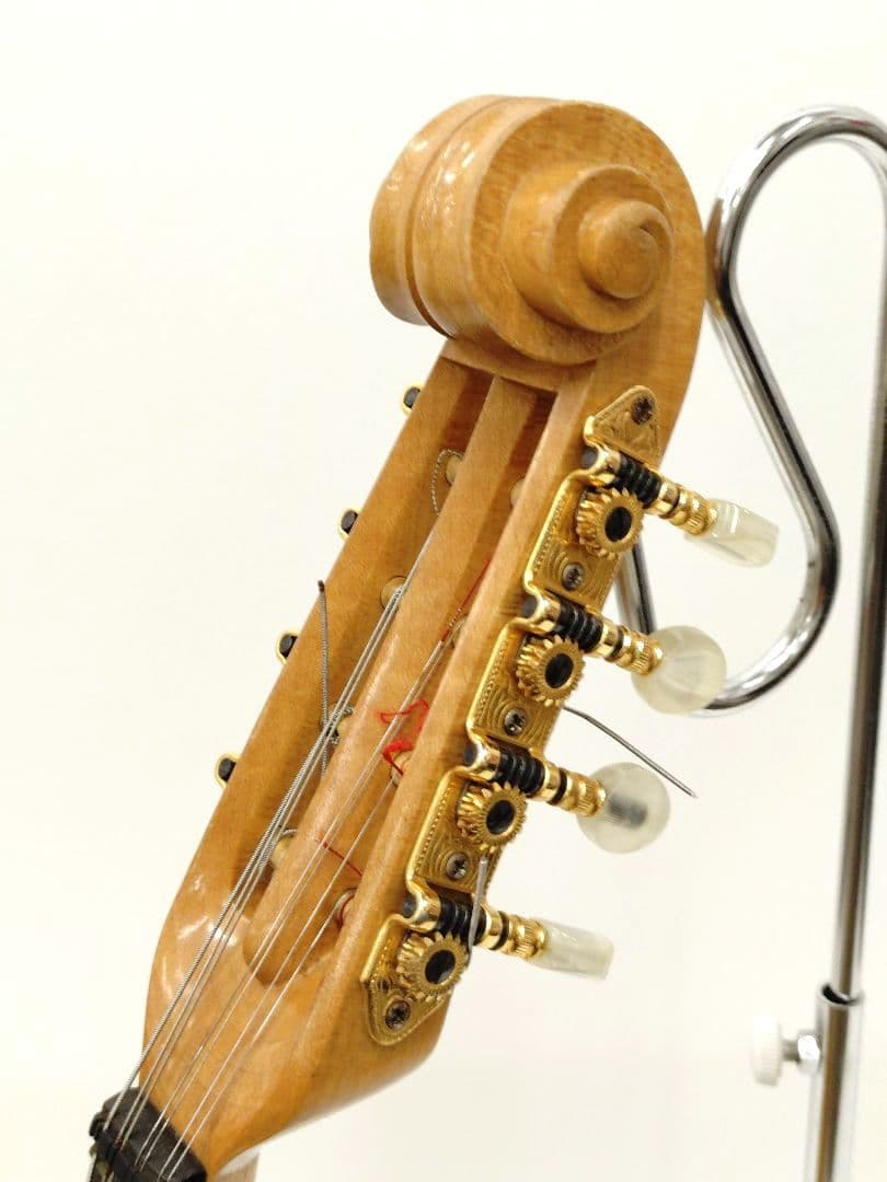 島田マンドリン マンドリン 渦巻きヘッド 1987年製 嶋田マンドリン