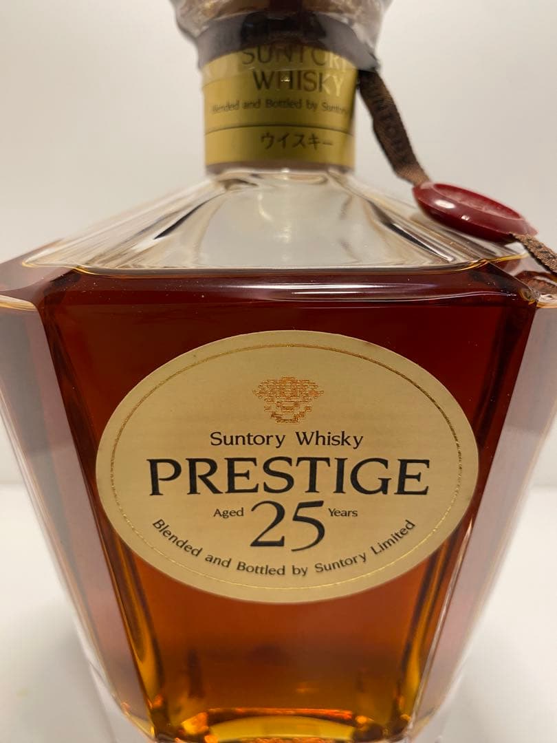 Suntory PRESTIGE 25Years ウイスキー 木箱入り（蓋無し）