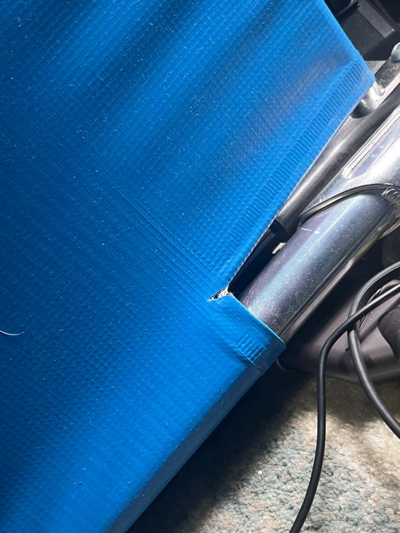 MATSUNAGA 折りたたみ式担架 青