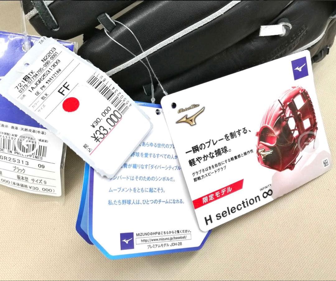 ミズノ グローブ 軟式 グローバルエリート サイズ9 限定 ダイバーシティブルー