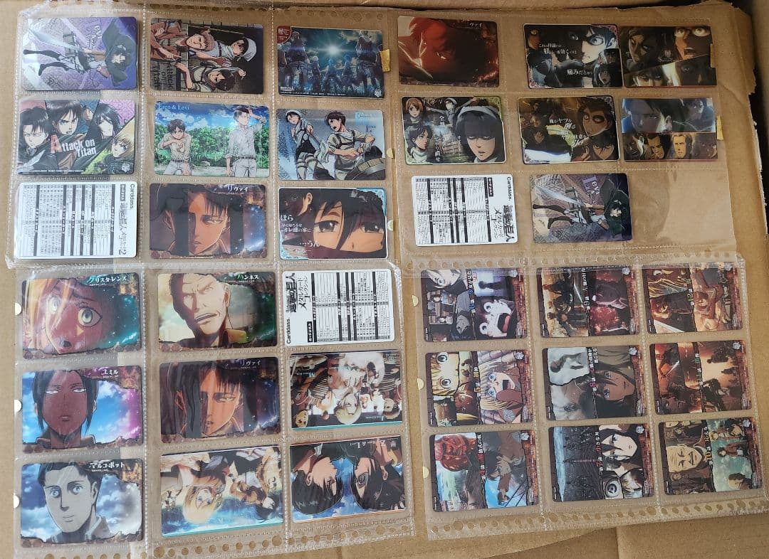 進撃の巨人　メタルカード&シール★バラ売り不可✕