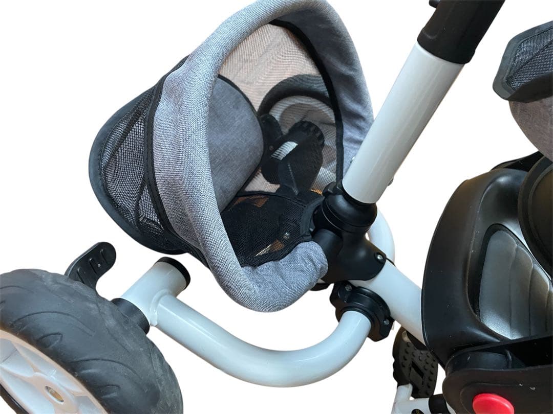 折りたたみ三輪車 グレー 5段階調整