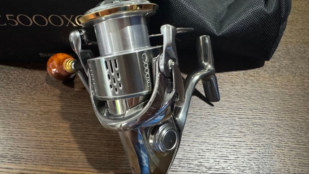 18ステラ　STELLA C5000XG 夢屋花梨ハンドルノブ付き