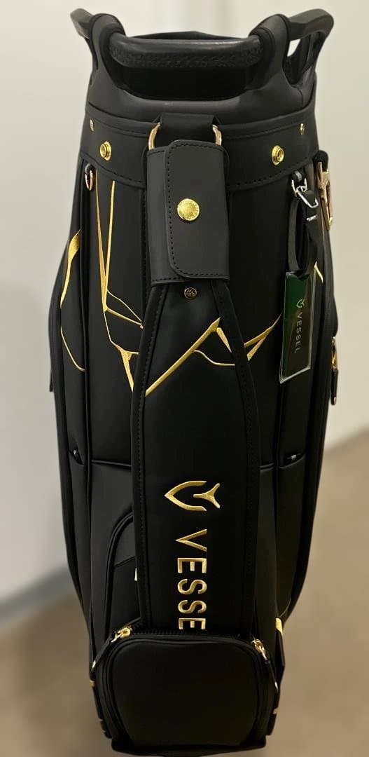 Vessel 18775 ゴルフキャディバッグ BK/GD