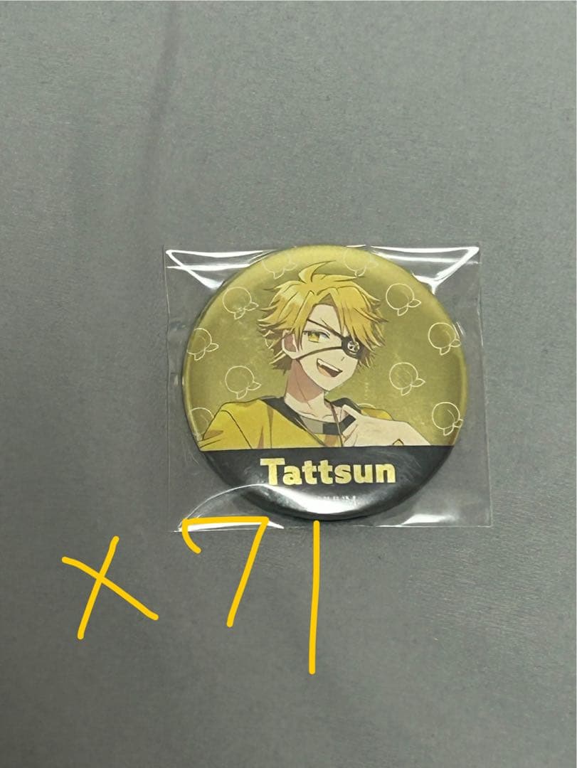 カラフルピーチ からぴち 缶バ たっつん メタル缶バ