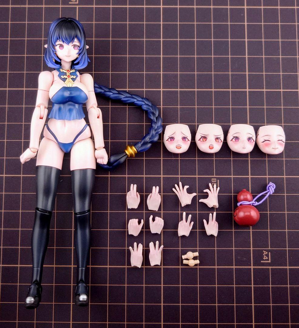 和模線 メドタの残響 キョンシー・玖蓮　全塗装完成品