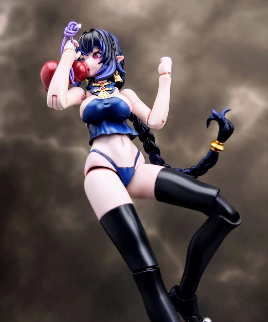 和模線 メドタの残響 キョンシー・玖蓮　全塗装完成品