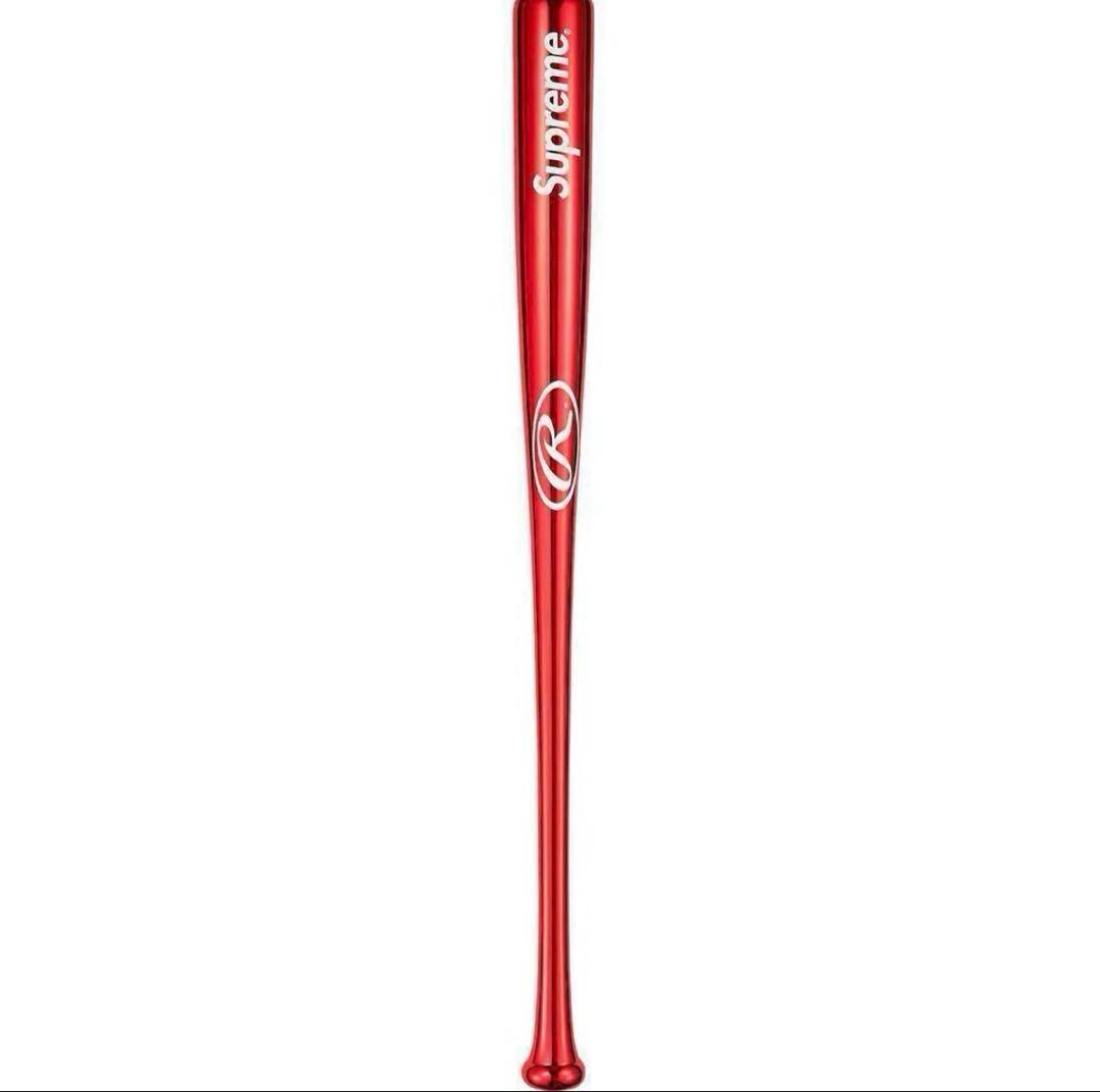 Supreme Rawlings Chrome Baseball Bat 赤