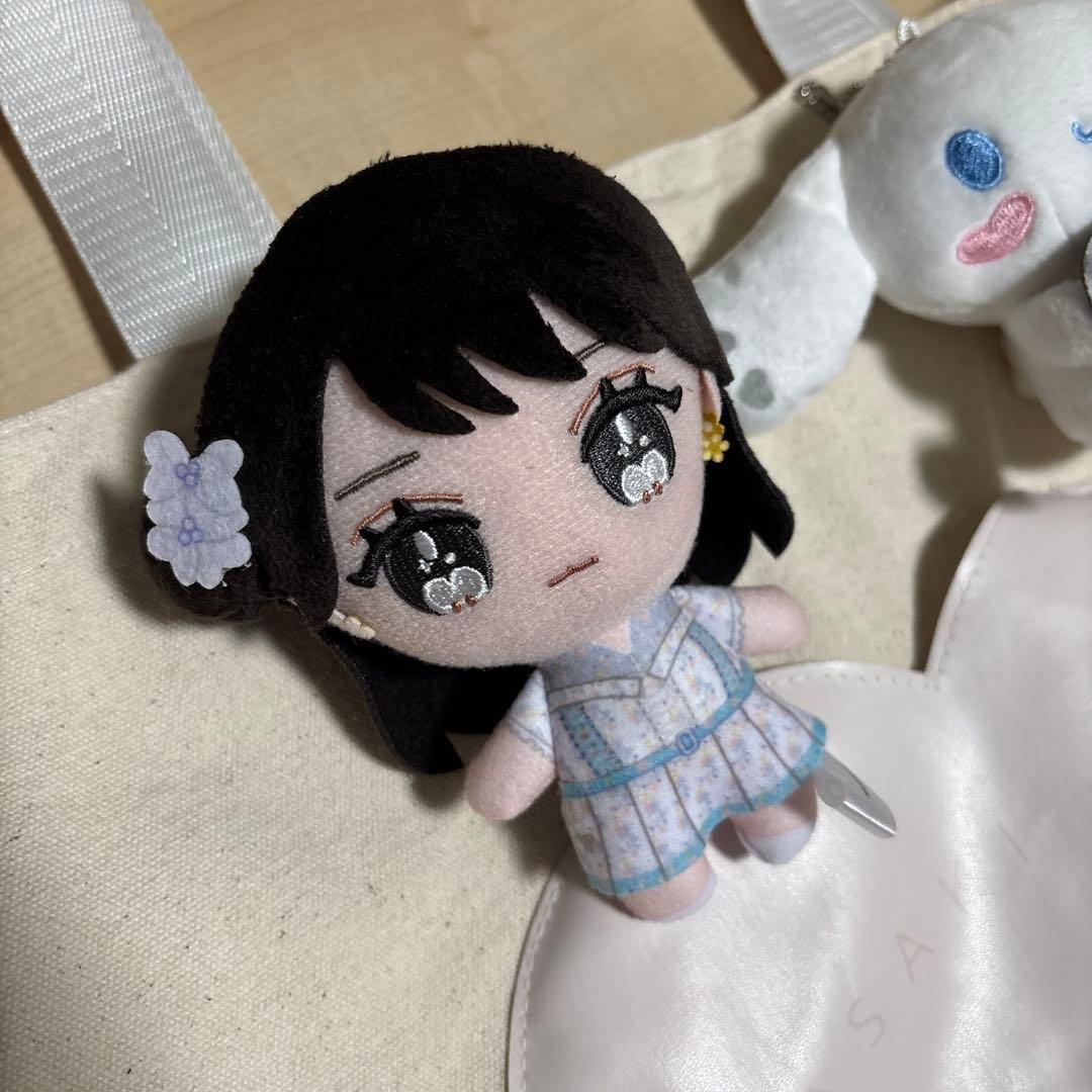 ＝LOVE 佐々木舞香　個別トートバッグ&ぬいぐるみ&シナモンロールぬい