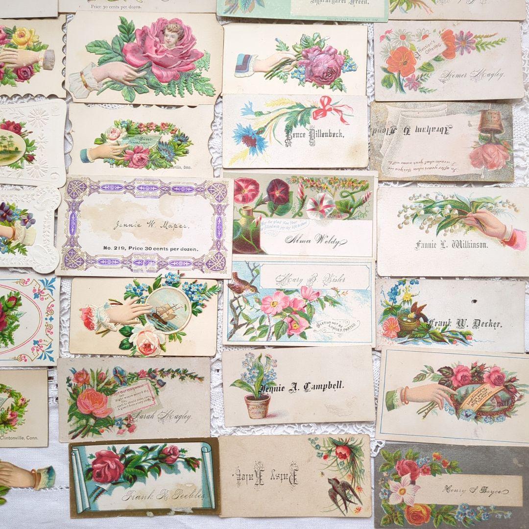 72枚①激レア コーリングカード クロモス アンティーク ヴィクトリアン蚤の市