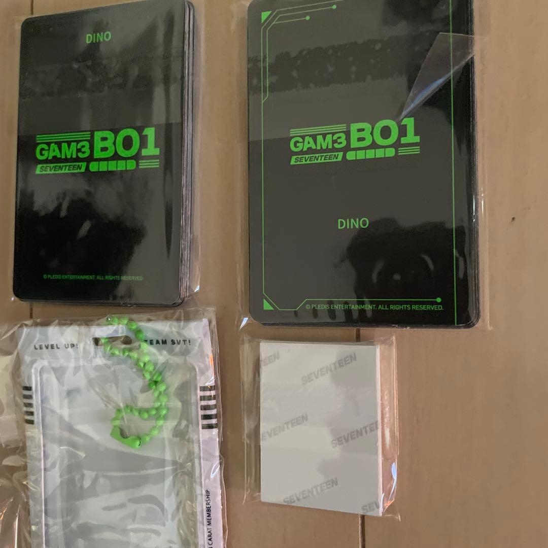 SEVENTEEN　メンバーシップキット　Gam3Bo1