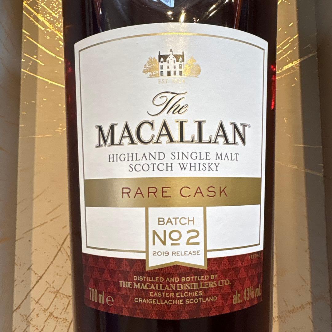 ザ・マッカラン レアカスク BATCH №2 2019