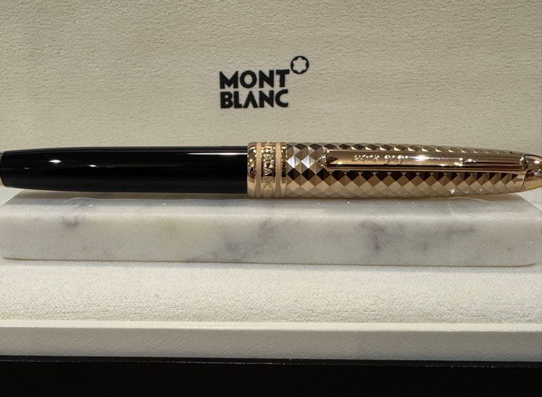 【極美品】モンブラン ボールペン ソリテール ドゥエ ジオメトリック