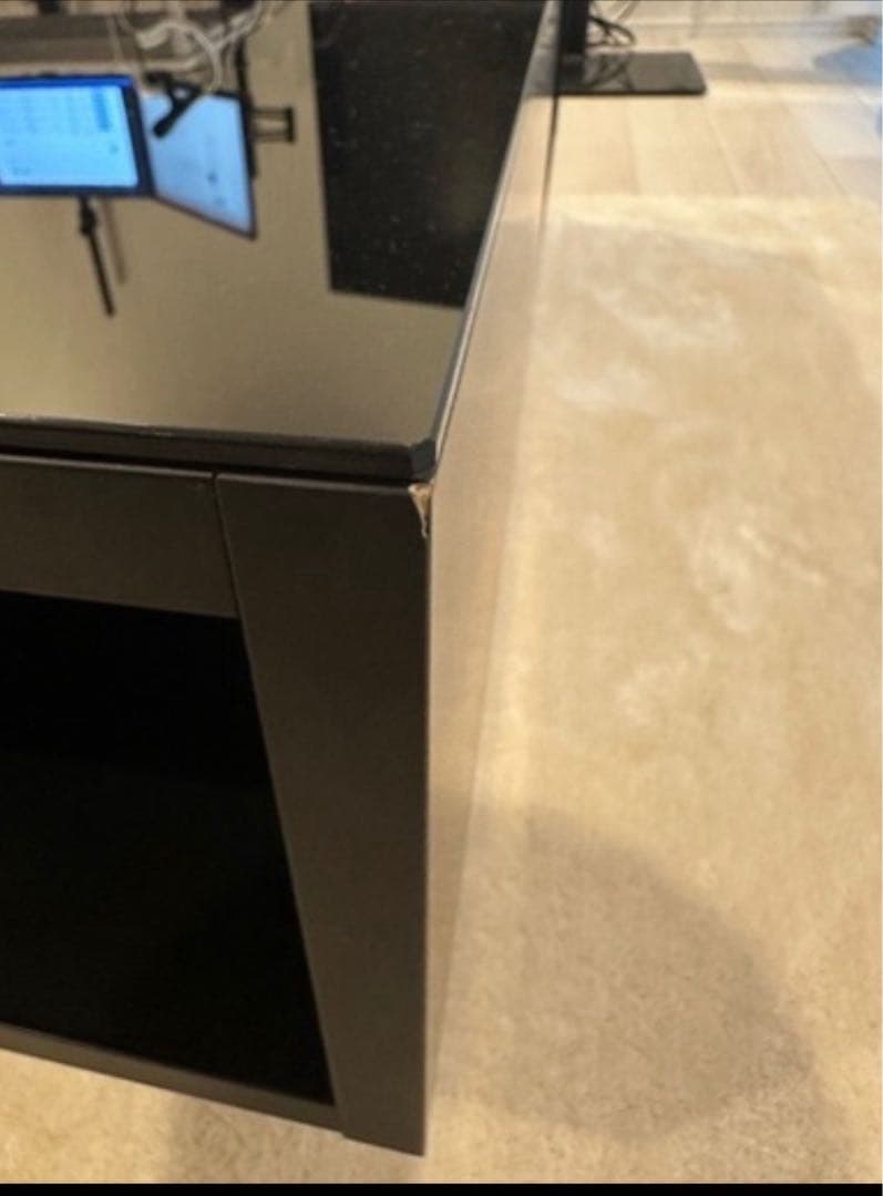 IDC OTSUKA センターテーブル「リカルド」115 ブラック　大塚家具