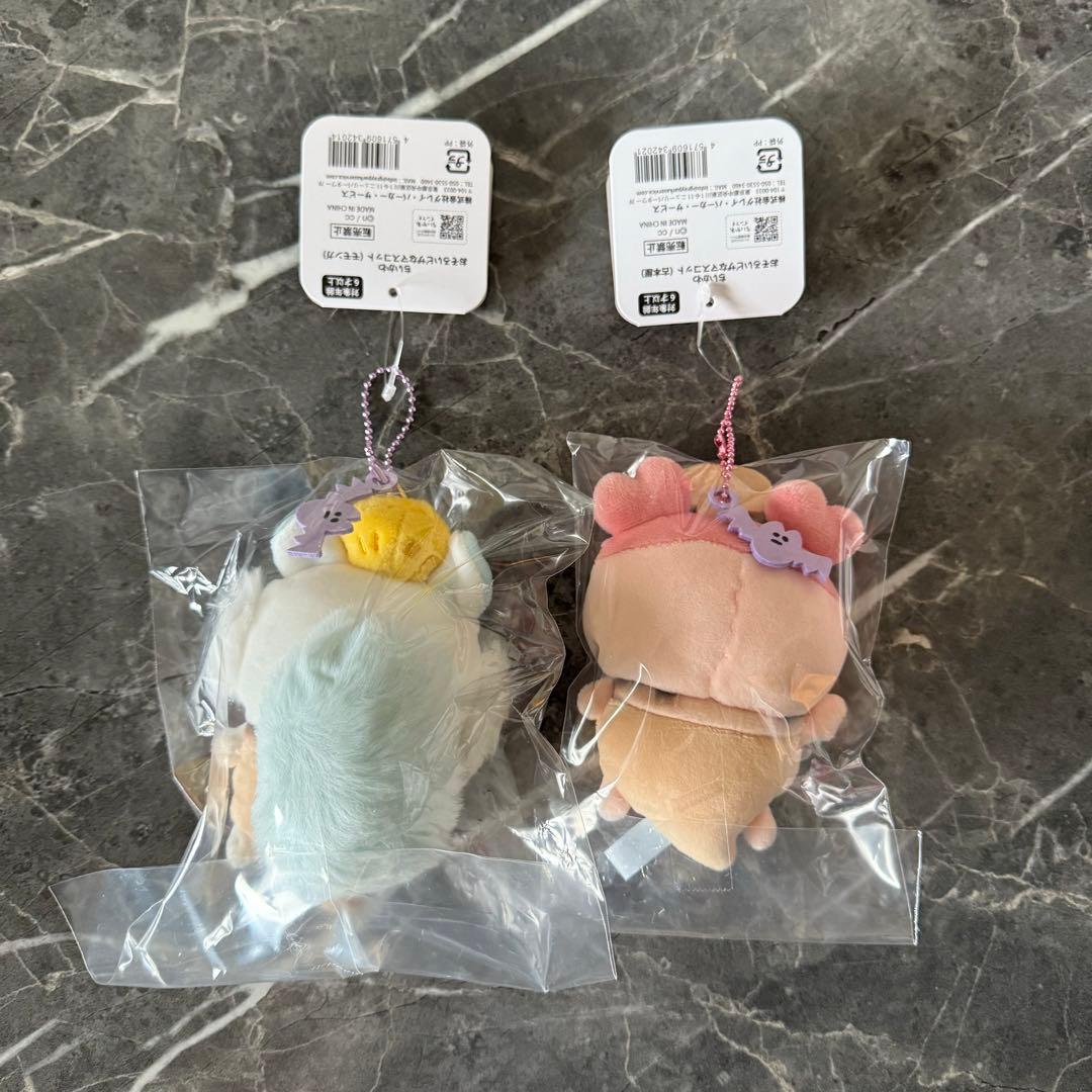 ちいかわ 黒猫のマスコット うさぎ ハチワレ おそろいピザ モモンガ 古本屋