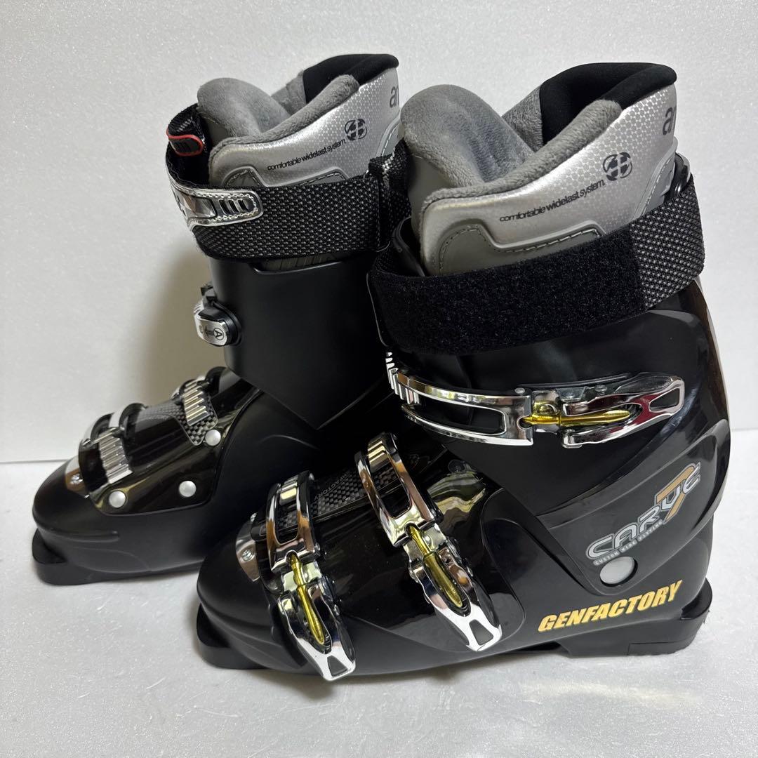 未使用27-27.5cm GENFACTORY CARVE 7 スキーブーツ黒