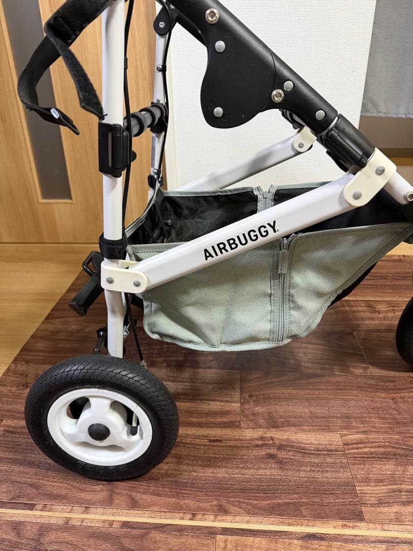 エアバギー フレームブレーキ付き 合皮レザーブラック