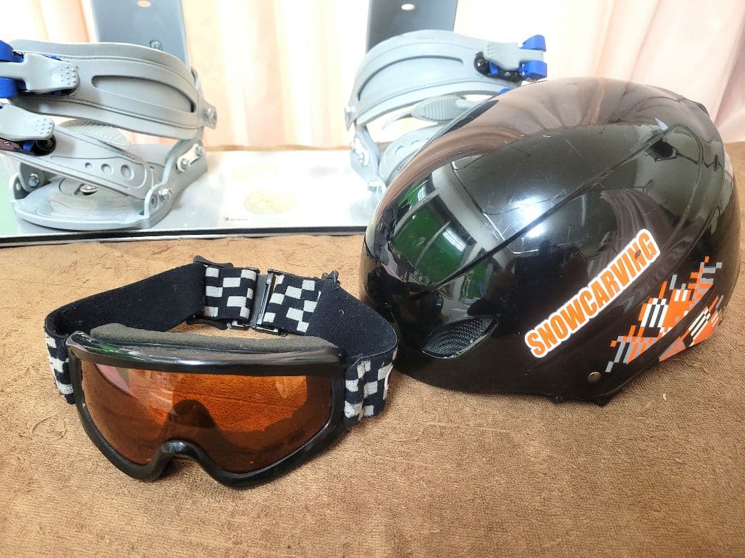スノーボード 98cm ビンディング ブーツ ヘルメット ゴーグル セット