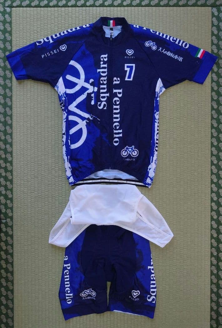 大人の自転車部の自転車用ウェア上下セット