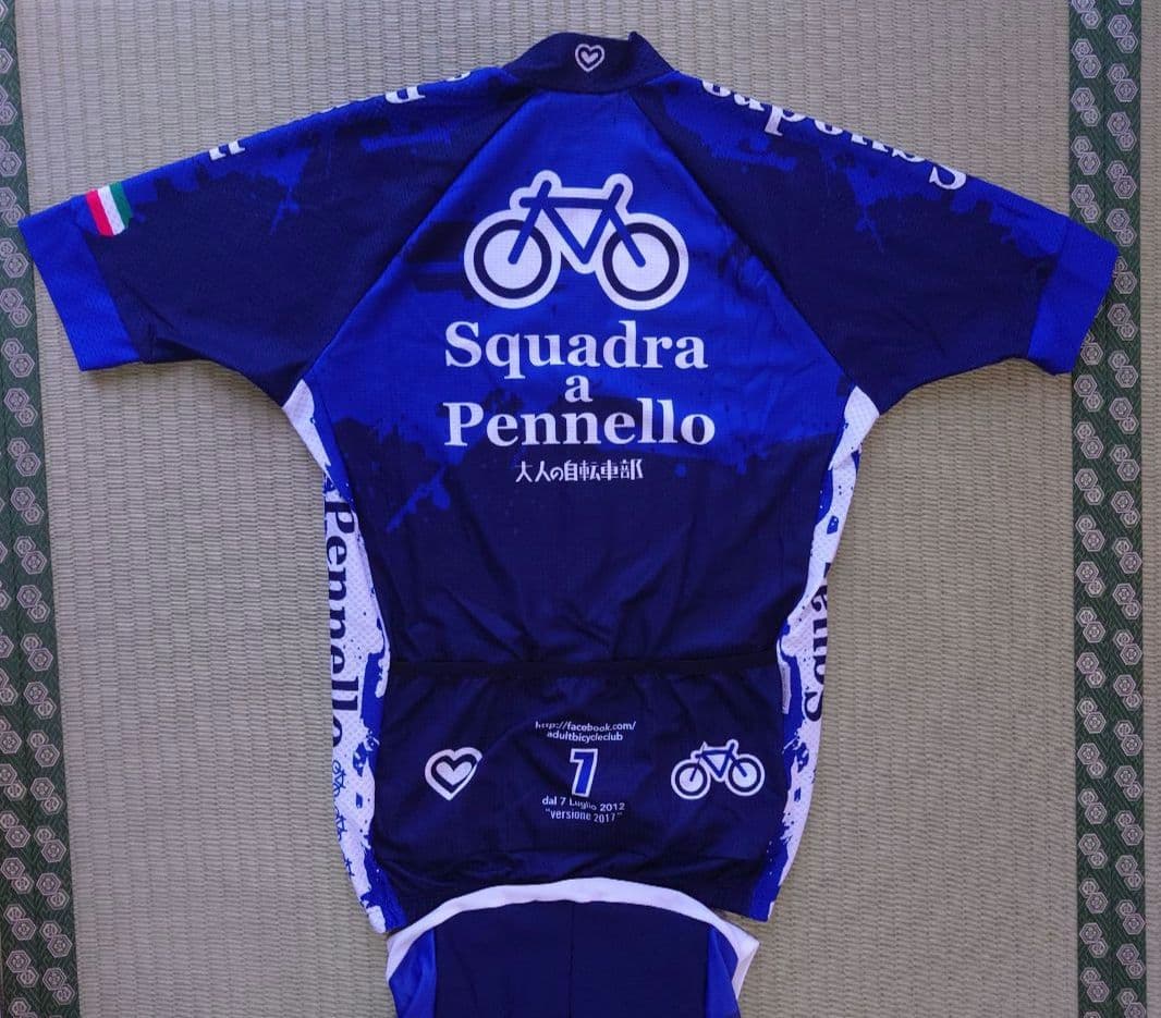 大人の自転車部の自転車用ウェア上下セット